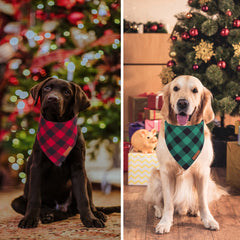 ADOGGYGO bandana blanca de navidad para contraste suave