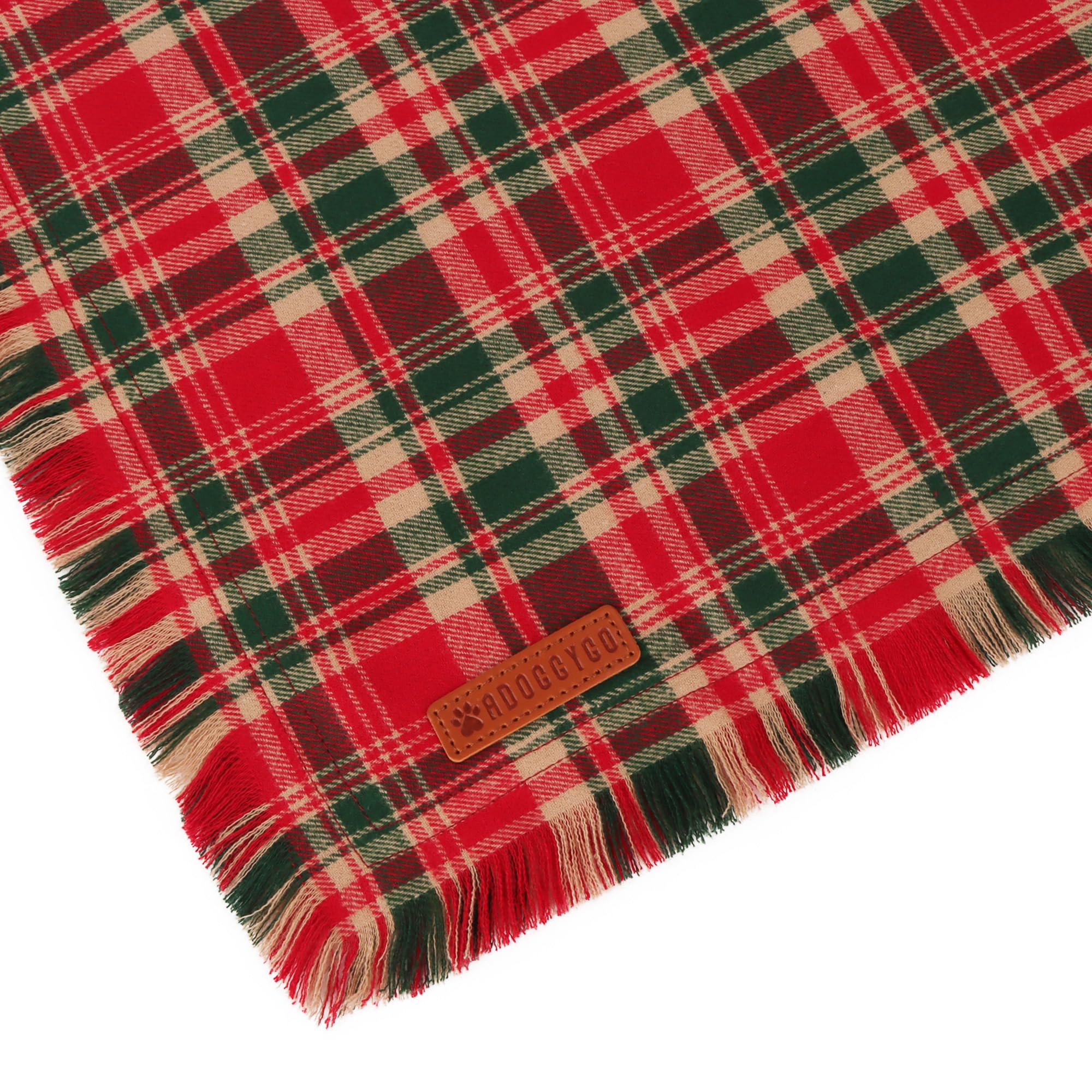 ADOGGYGO bandana navidad paquete doble, regalo práctico para mascotas