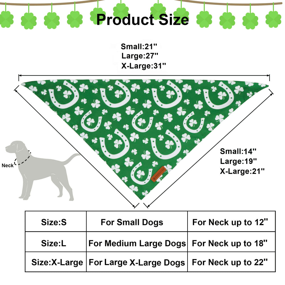 ADOGGYGO Bandana talla grande, adecuada para cuellos amplios.