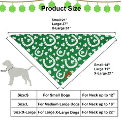 ADOGGYGO Bandana talla grande, adecuada para cuellos amplios.
