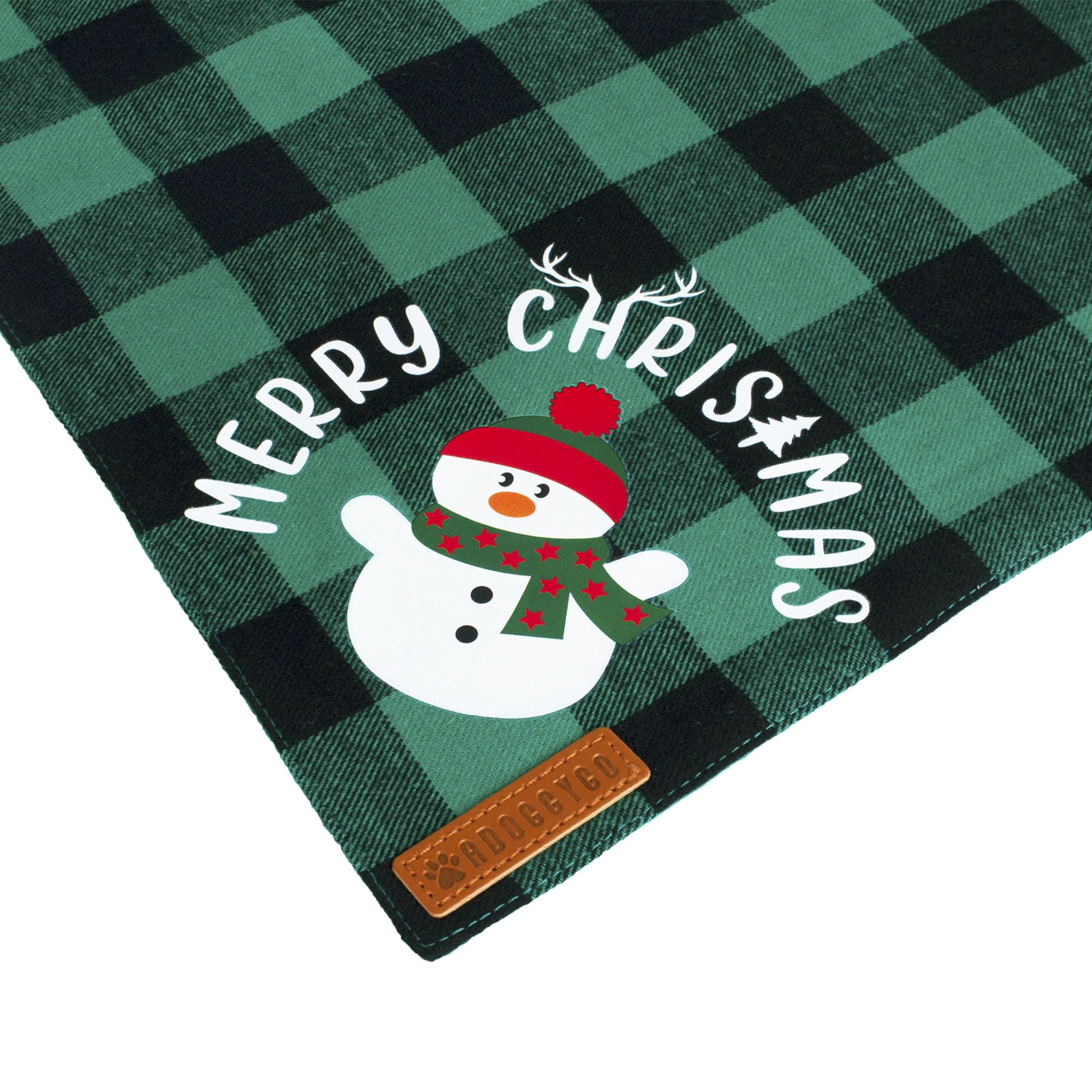 Bandana regalo ADOGGYGO para perro, diseño festivo que encanta a miradas.