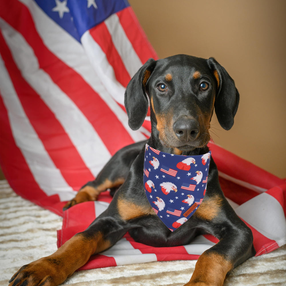 ADOGGYGO bandana tallas ajustables, ajuste cómodo para perros medianos y grandes.