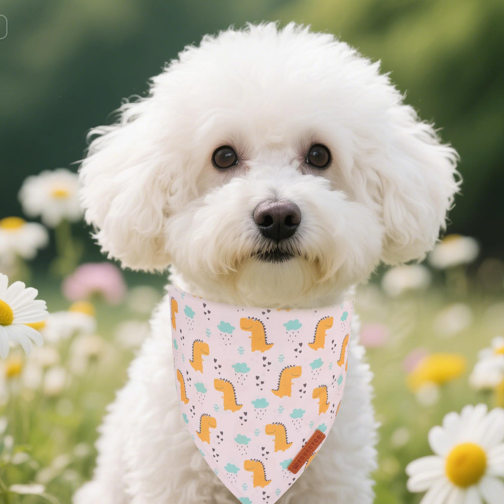Bandana ADOGGYGO hecha de tela suave de poliéster para uso diario.