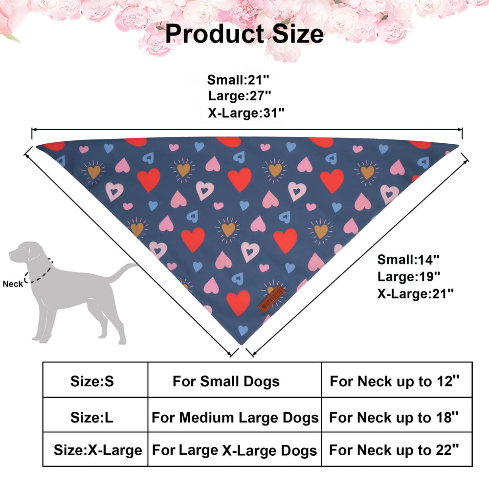 Bandana ADOGGYGO para sesiones de fotos de San Valentín.