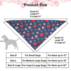 Bandana ADOGGYGO para sesiones de fotos de San Valentín.
