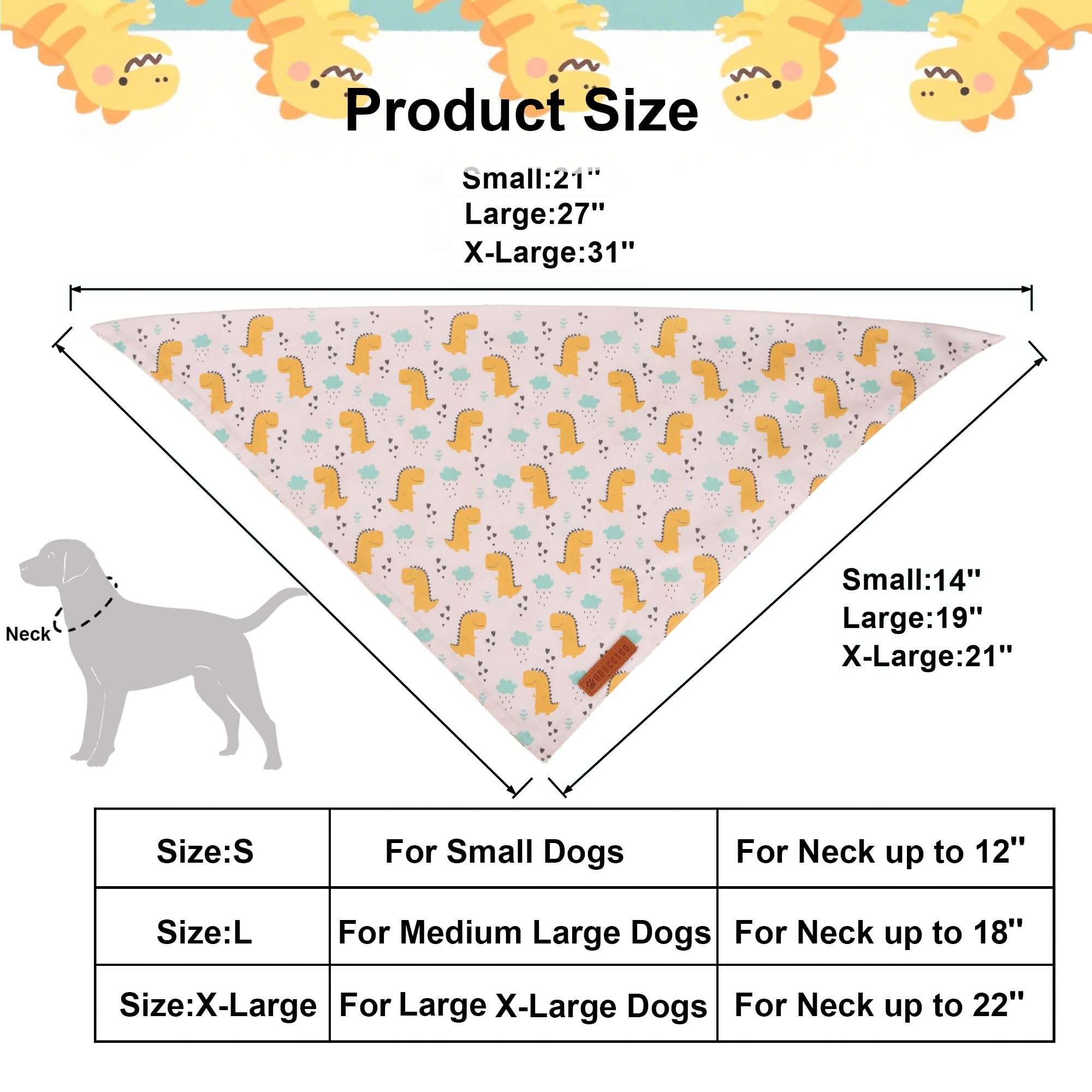 Diseño con varias tallas para adaptar a diferentes cuellos.