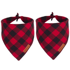 Bandanas navideñas ADOGGYGO, dos piezas, para lucir en fiestas y paseos festivos