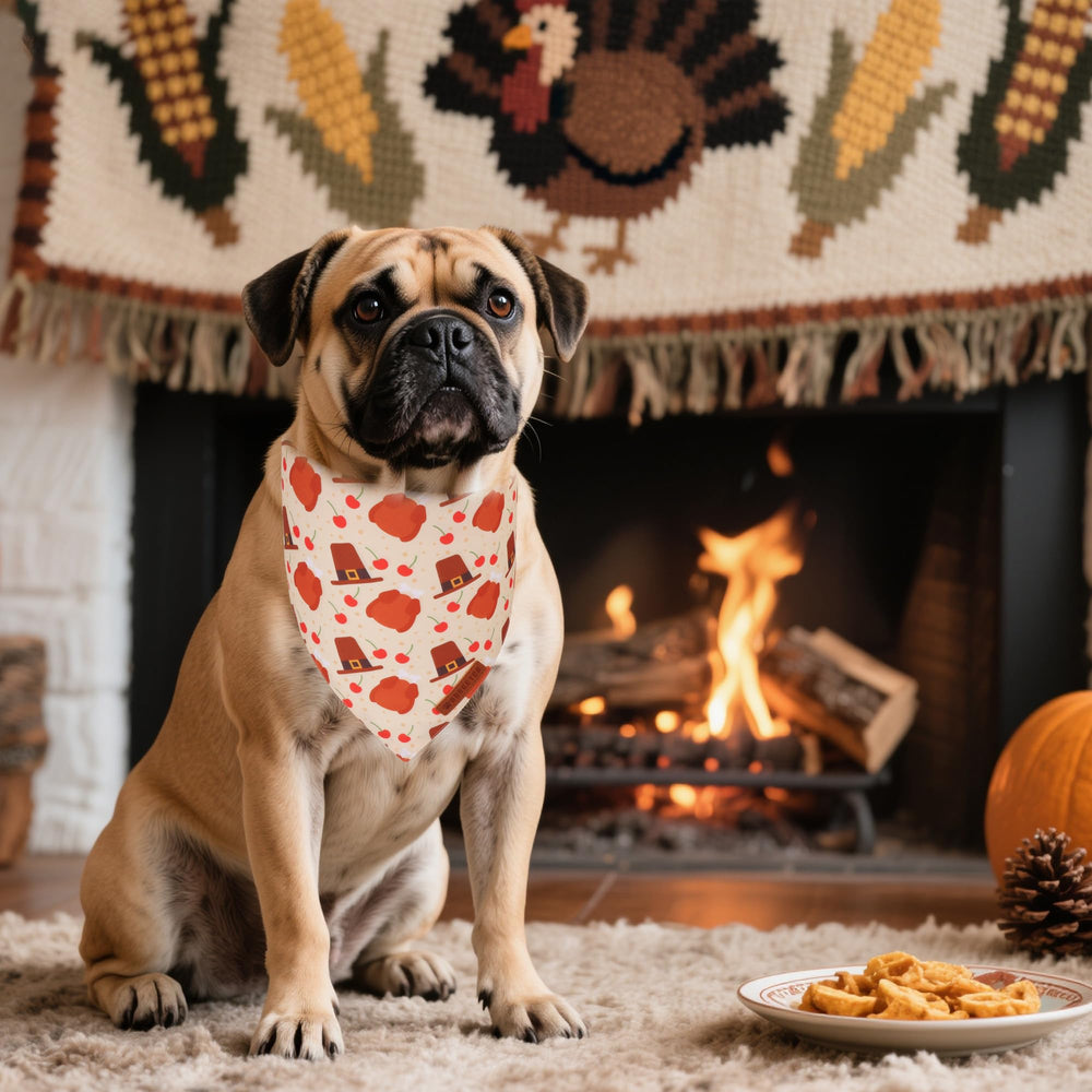 Bandanas ADOGGYGO reversibles en naranja, estilo versátil para mascotas