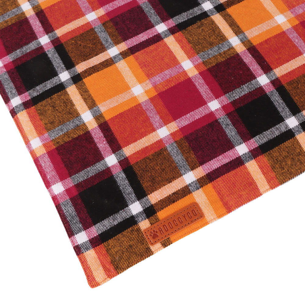 ADOGGYGO bandana de algodón suave para uso diario en otoño.