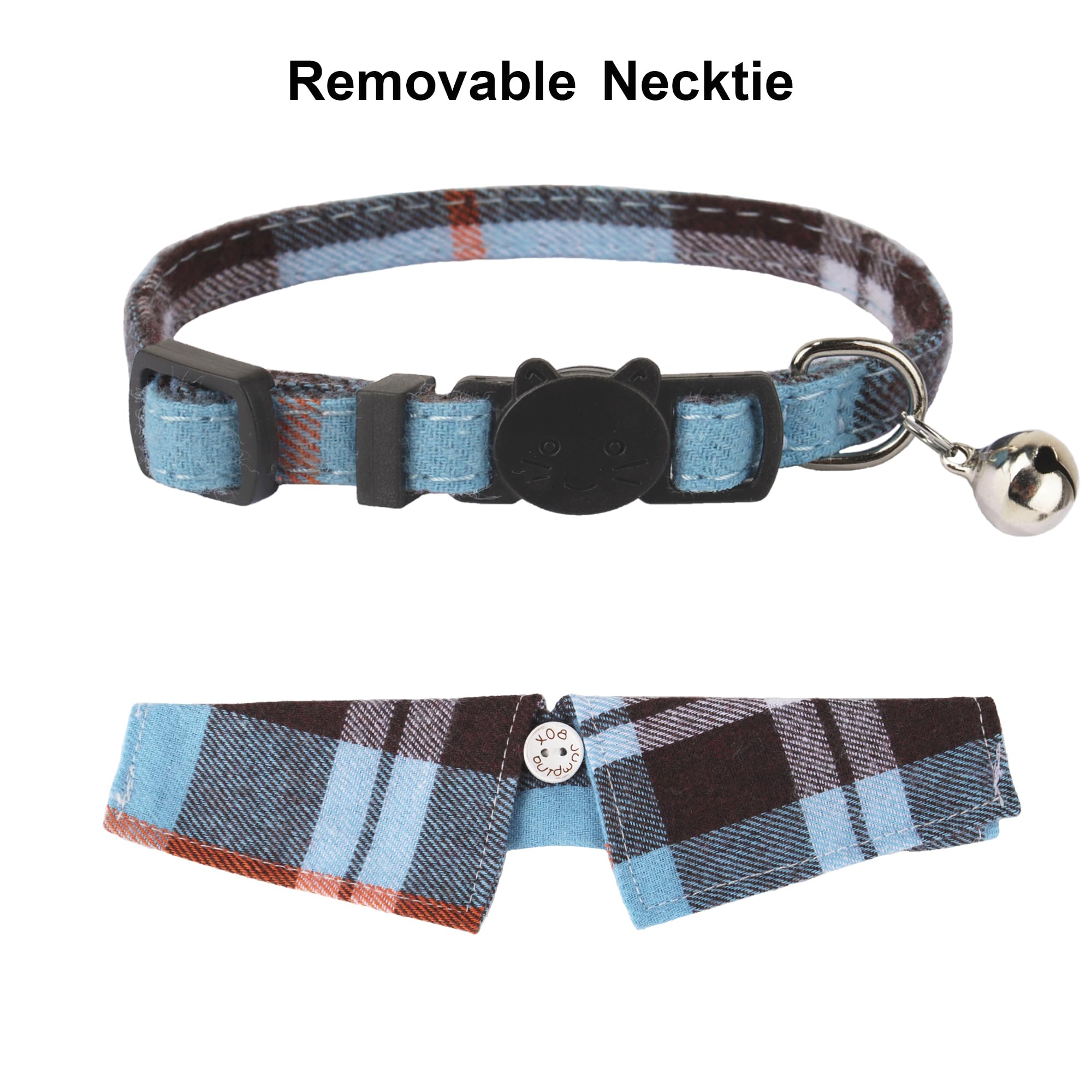 ADOGGYGO collar-ajuste 7.8-10.5 pulgadas, cómodo para gatos.