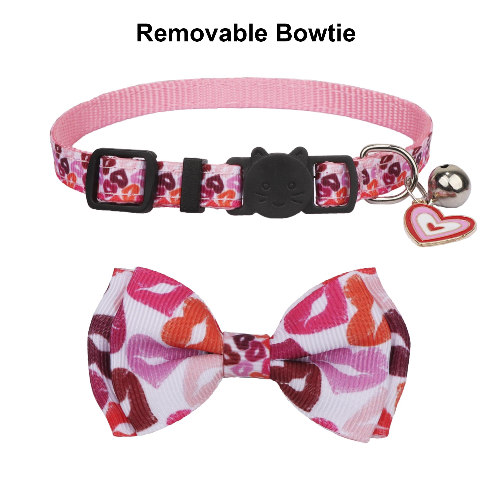 ADOGGYGO collar ajustable de nailon para gatos cómodo