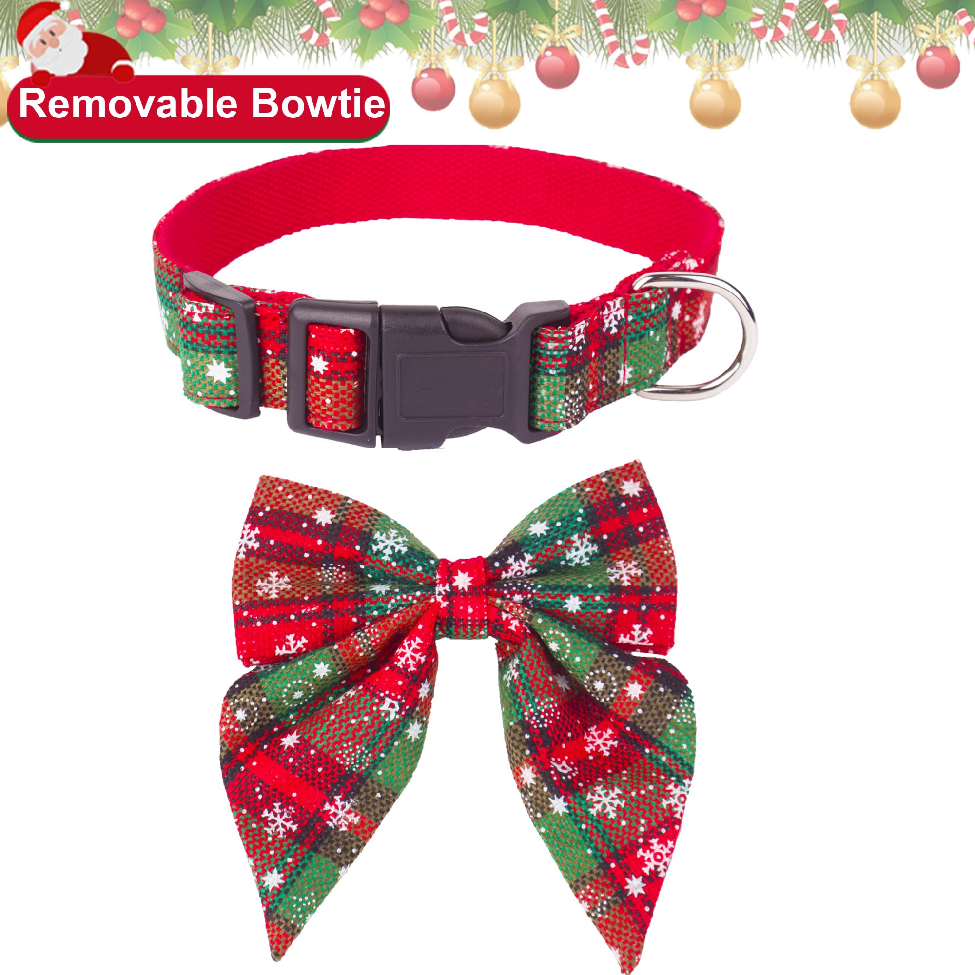 ADOGGYGO collar con hebilla duradera y anilla en D para etiqueta.