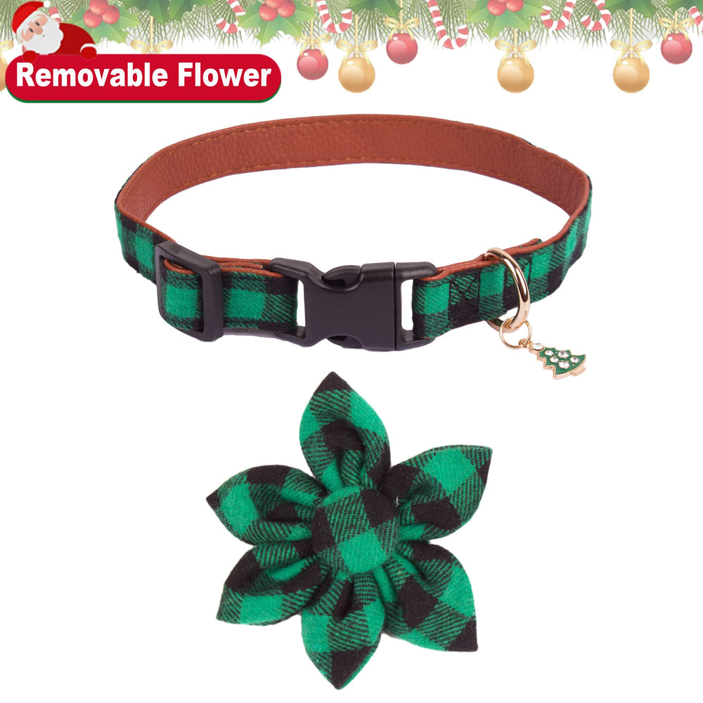 Paquete ADOGGYGO: dos collares a cuadros para combinar.