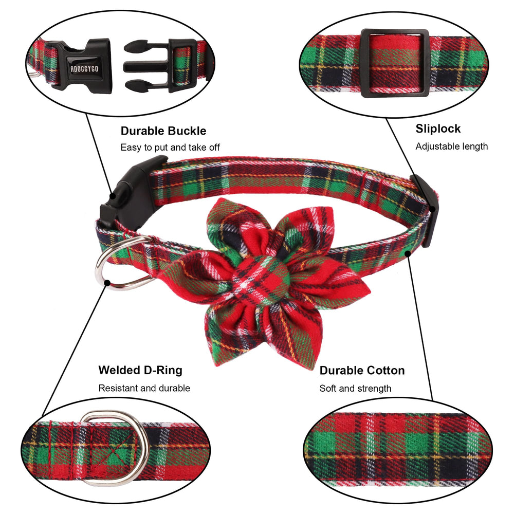 ADOGGYGO collar navidad empaque regalo perfecto para dueños de perros