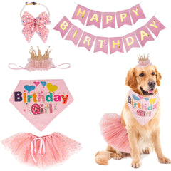 ADOGGYGO corona princesa para perro, ideal para fiesta de cumpleaños y fotos adorables.