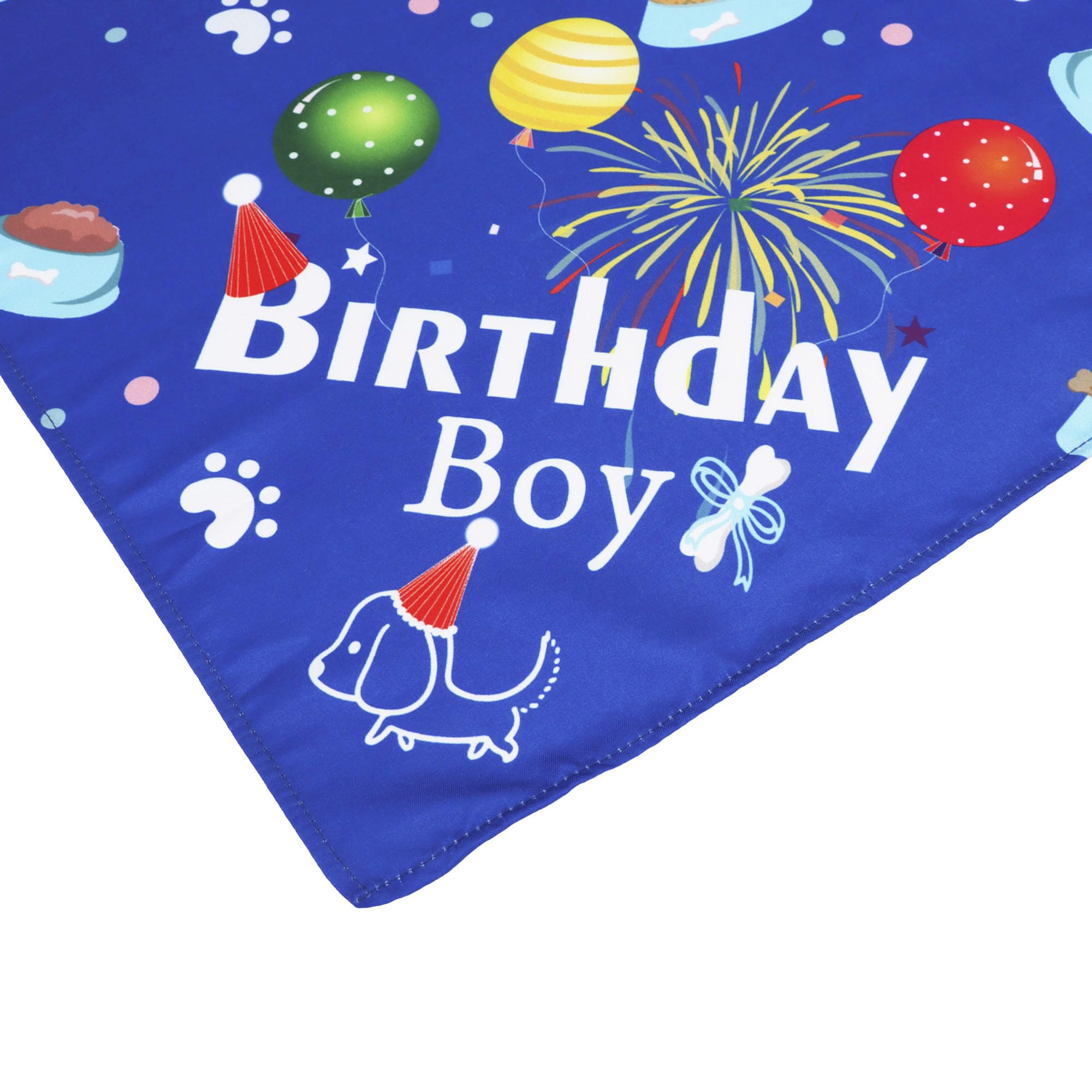 ADOGGYGO detalles azules para fiesta de cumpleaños de perros