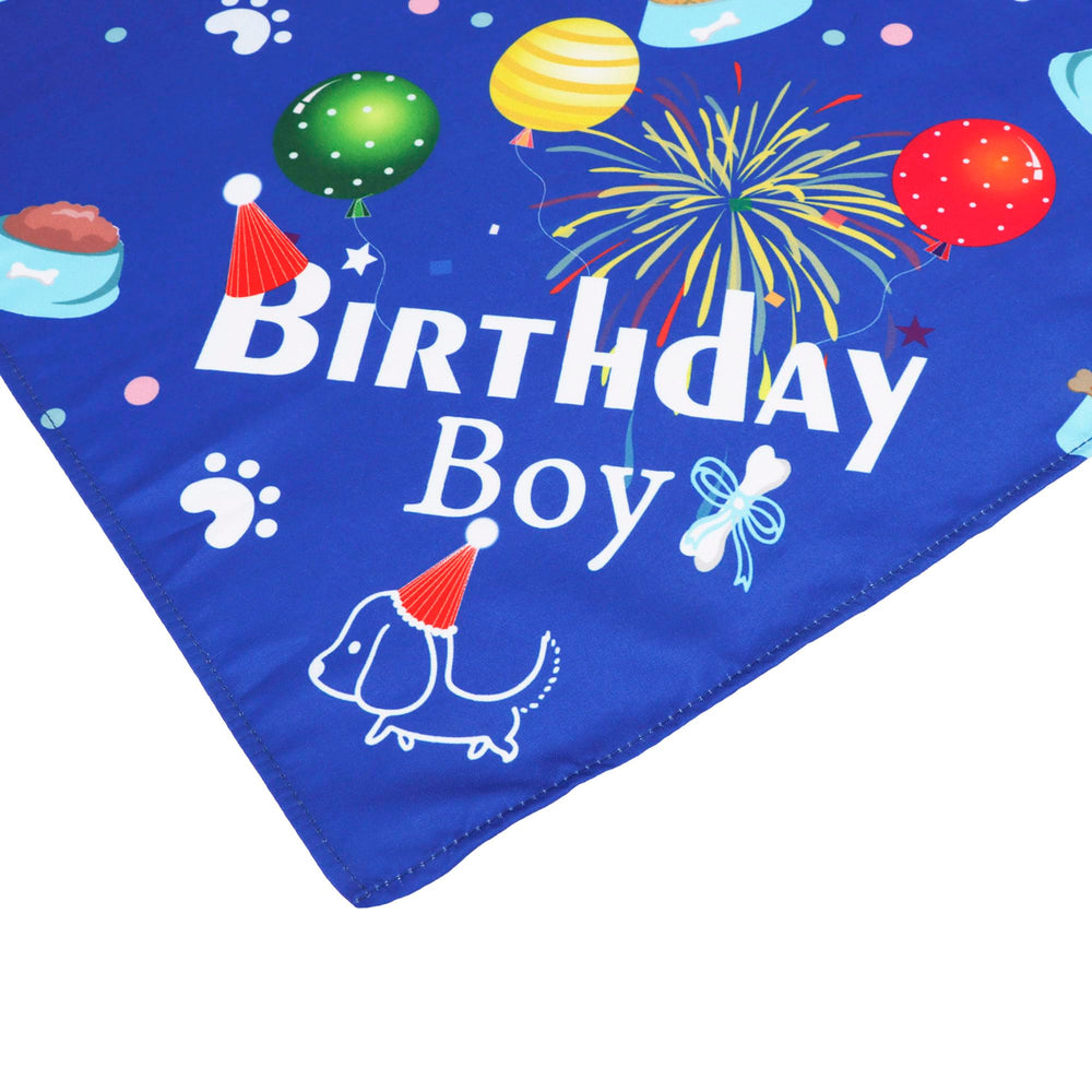 ADOGGYGO detalles azules para fiesta de cumpleaños de perros