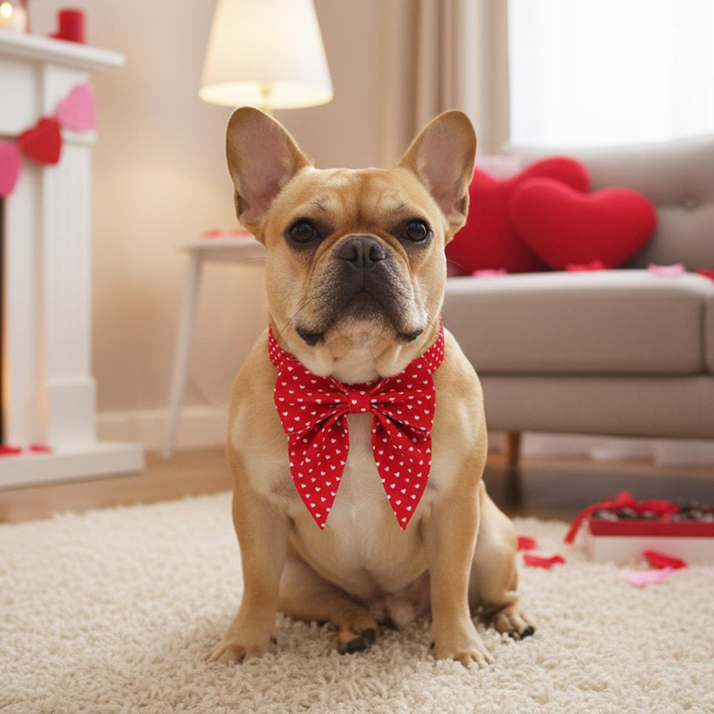 ADOGGYGO lazo rojo desmontable añade estilo al perro