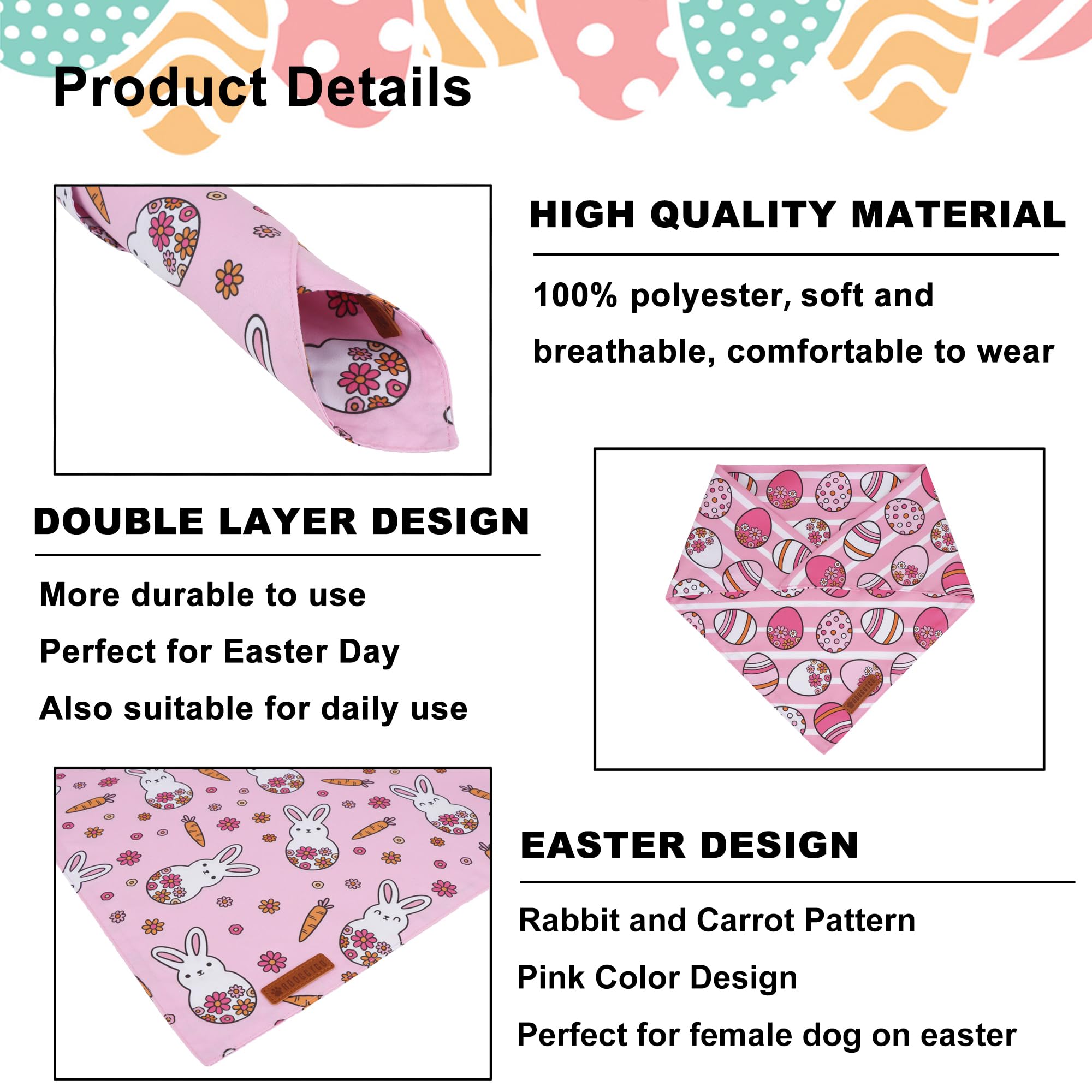ADOGGYGO pañuelo con ajuste de cuello para perros pequeños.