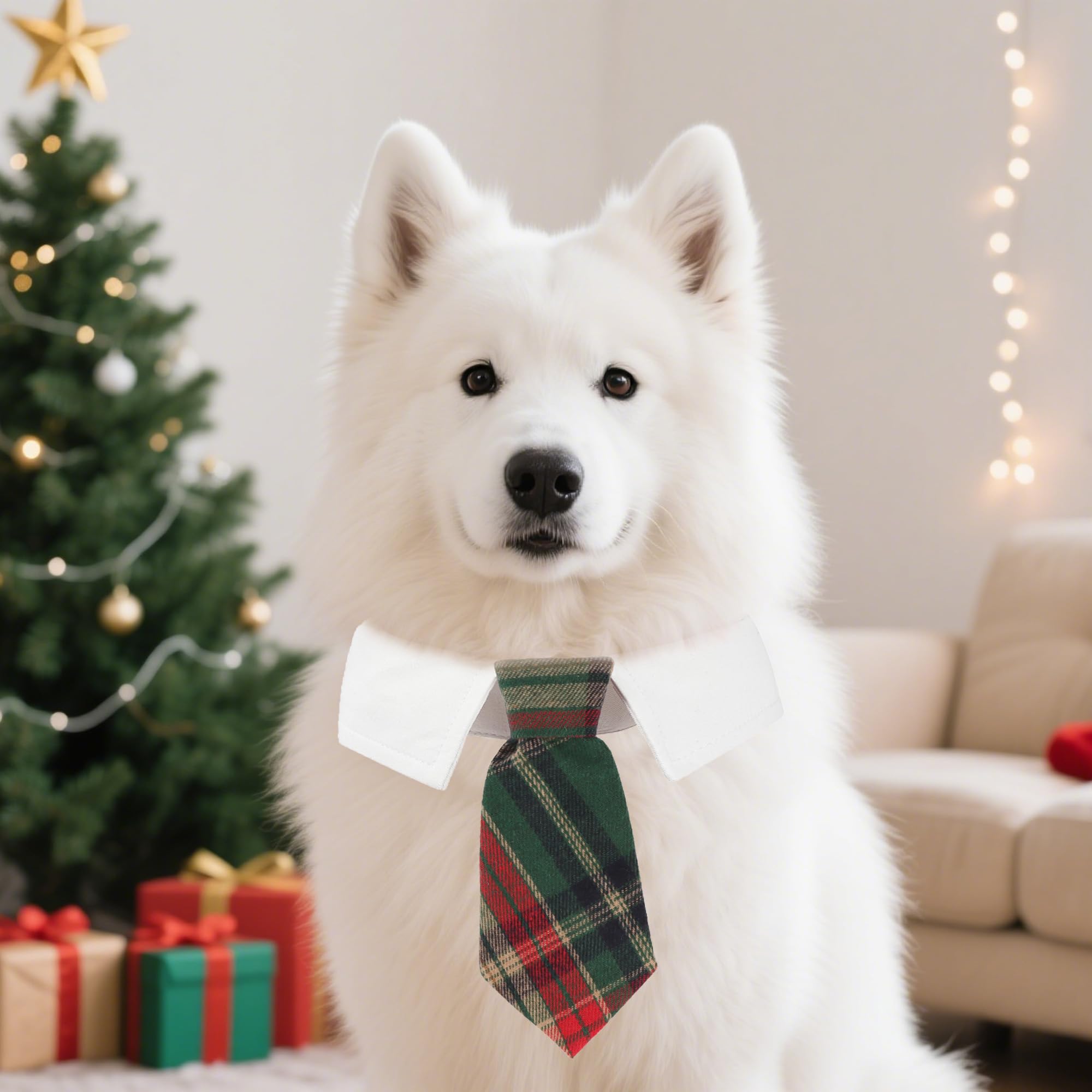 ADOGGYGO esmoquin navideño para perro mediano, aspecto elegante