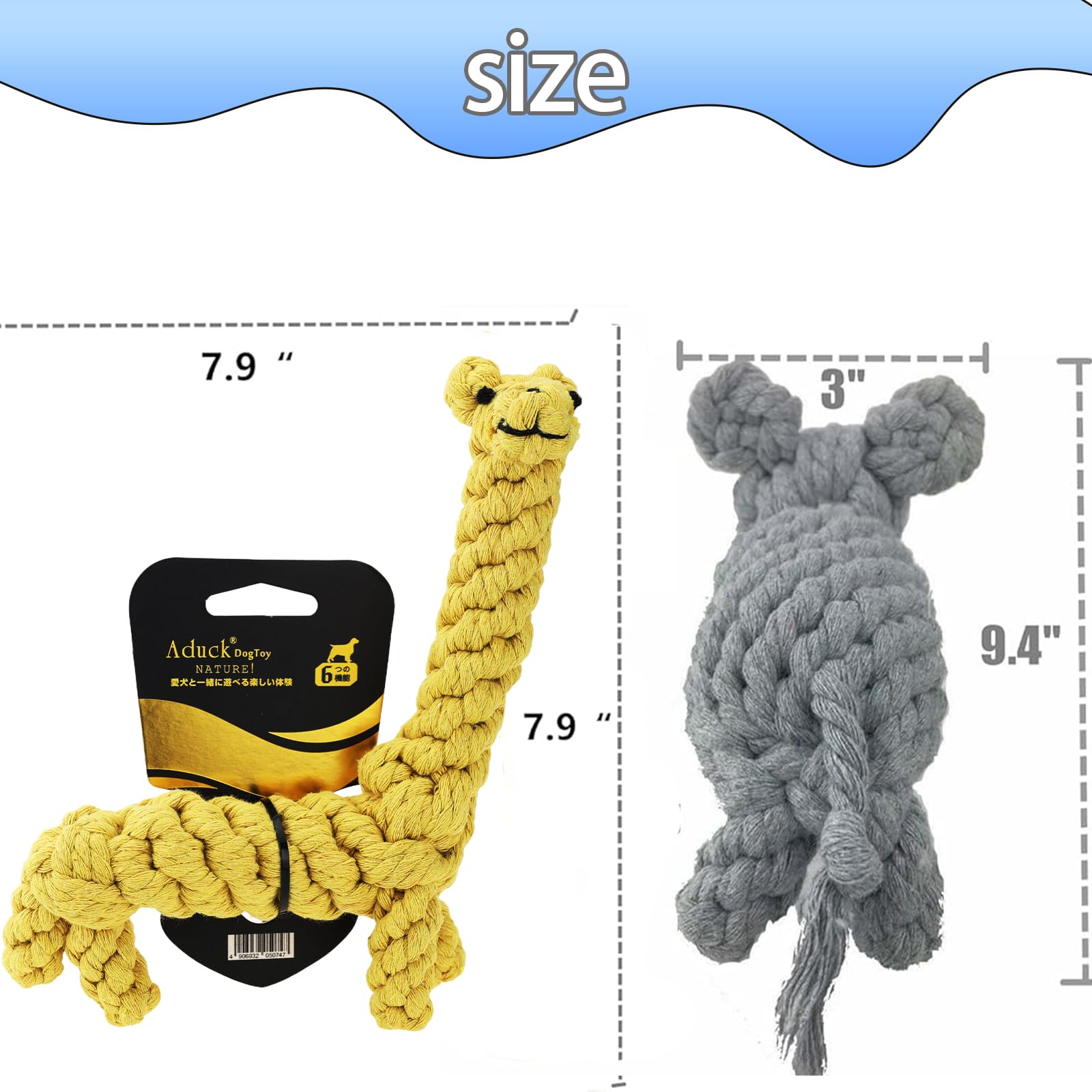 ADUCK algodón duradero, ideal para perros pequeños y medianos