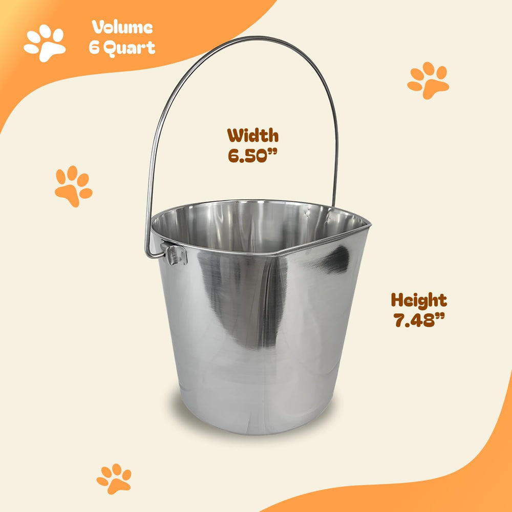 Advance PET Products balde ligero 0.8 libras, fácil de transportar para viajes