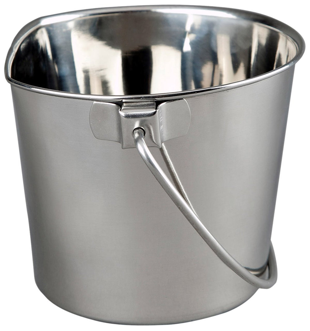 Advance PET Products balde acero inoxidable 6 cuartos resistente para comida y agua de mascotas