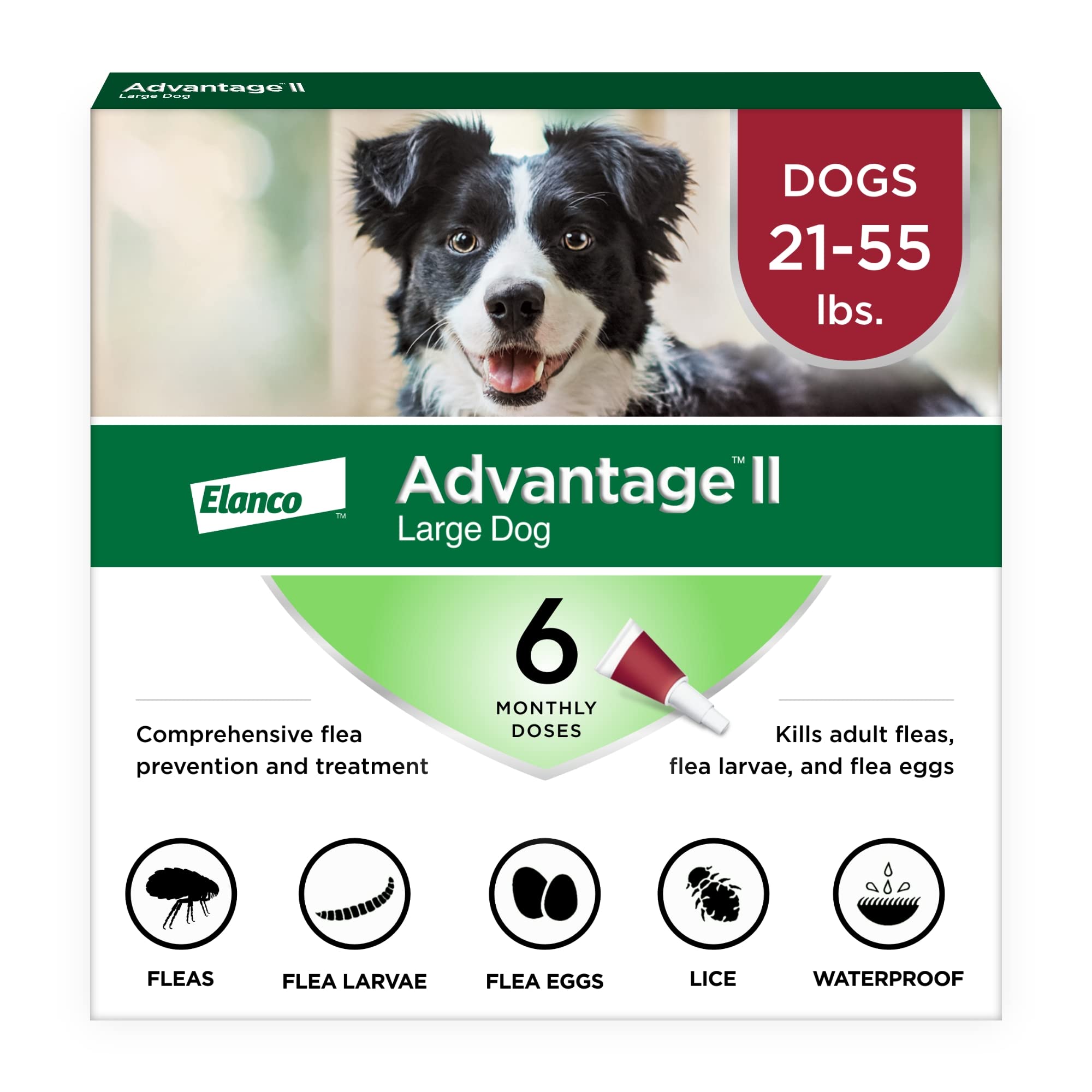 Advantage II para perro grande: aplicación-topica-rapida para inicio inmediato