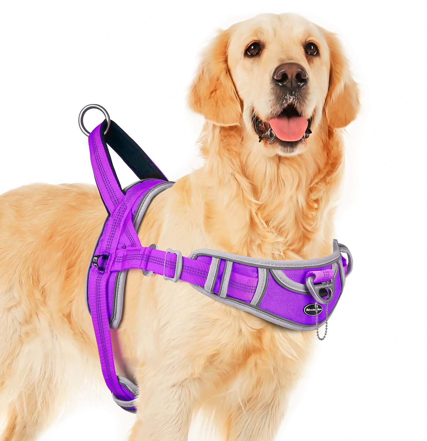 Arnés ADVENTUREMORE sin tirones para perros grandes, control cómodo