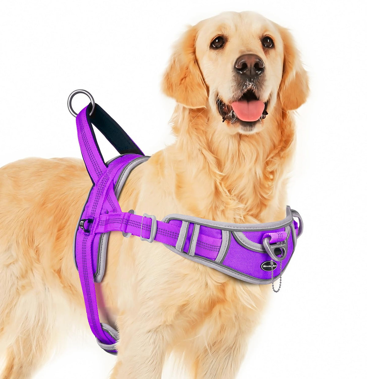 Arnés ADVENTUREMORE sin tirones para perros grandes, control cómodo