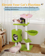 Aechonow escalera-gato plataformas hamaca: ideal para jugar y descansar.