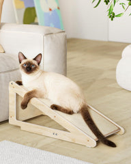 Mueble para gatos de madera Aechonow, perfecto para complementar la decoración del hogar.