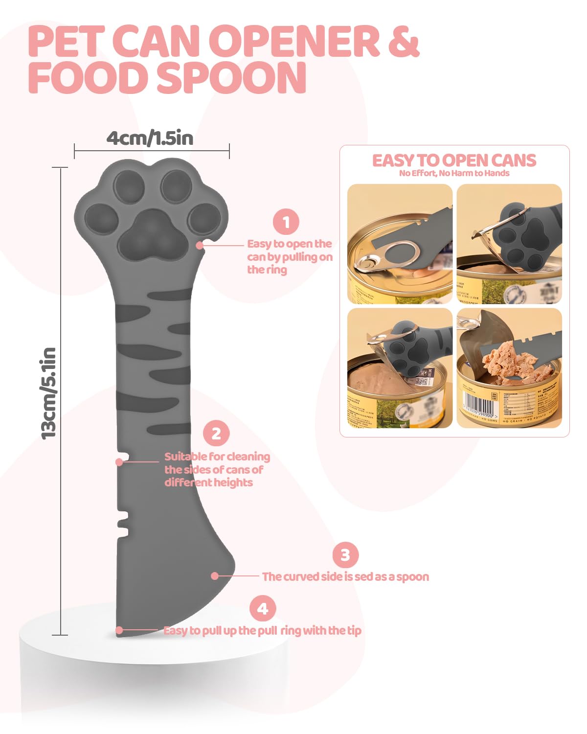 Aecsze cuchara acero inoxidable: mango largo para servir porciones desde el fondo.