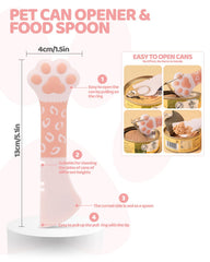 Aecsze dosificador-golosinas-gato-rosa reparte golosinas con precisión.