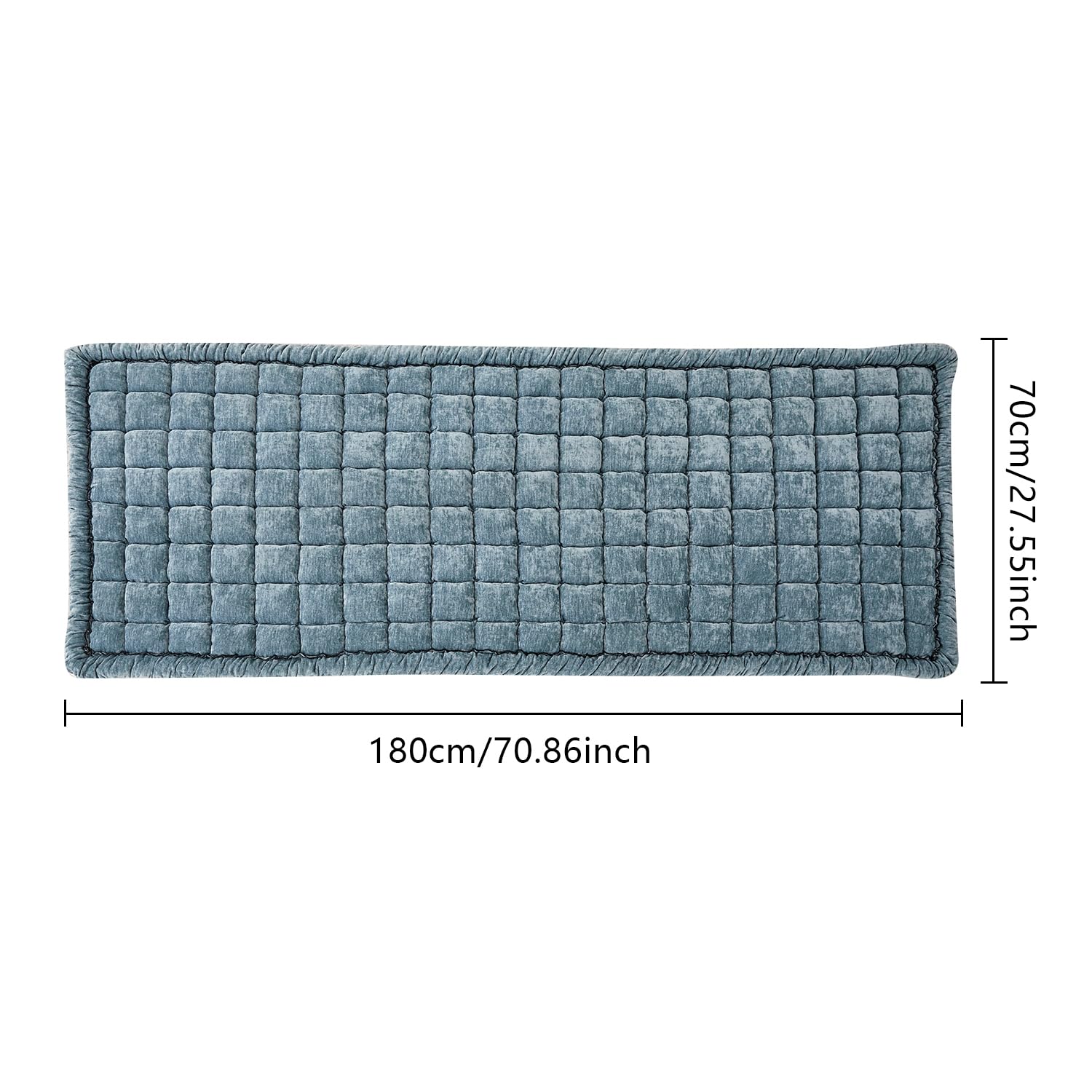 Funda lavable de AEEISHOMEREFORM, azul, fácil de limpiar.