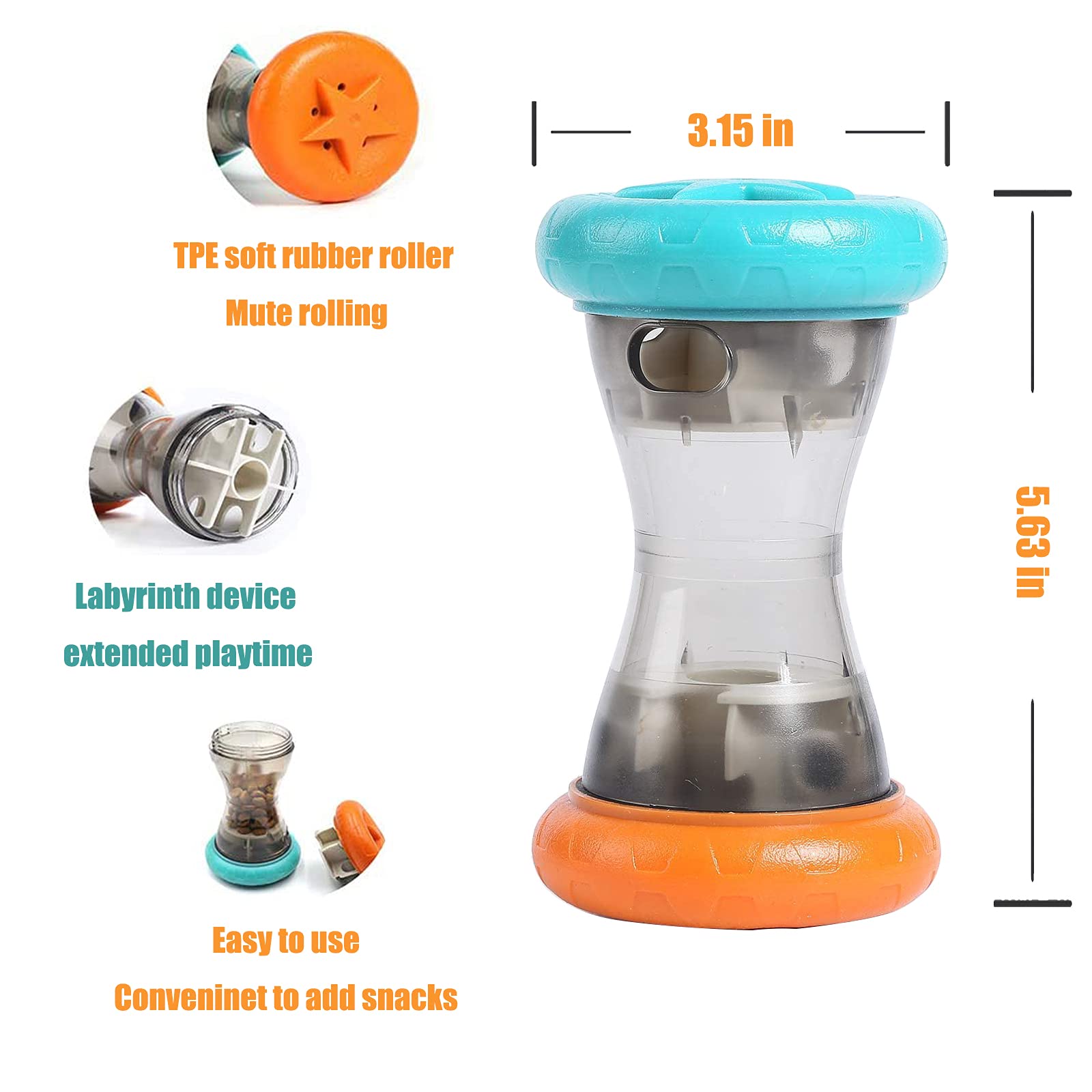 Juguete interactivo de Aelflane para perros, atrae atención y fomenta juego positivo.