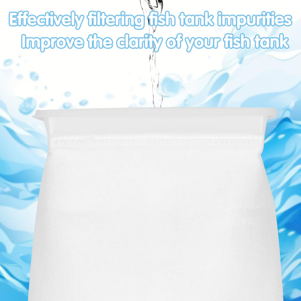 Aemygo bolsa filtro fieltro rectangular para acuario reutilizable y duradera.