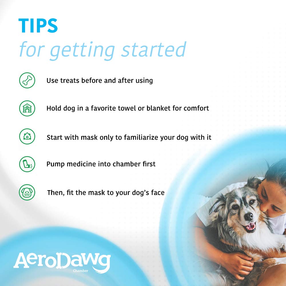 AeroDawg uso en casa o consulta veterinaria, facil de incorporar rutinas