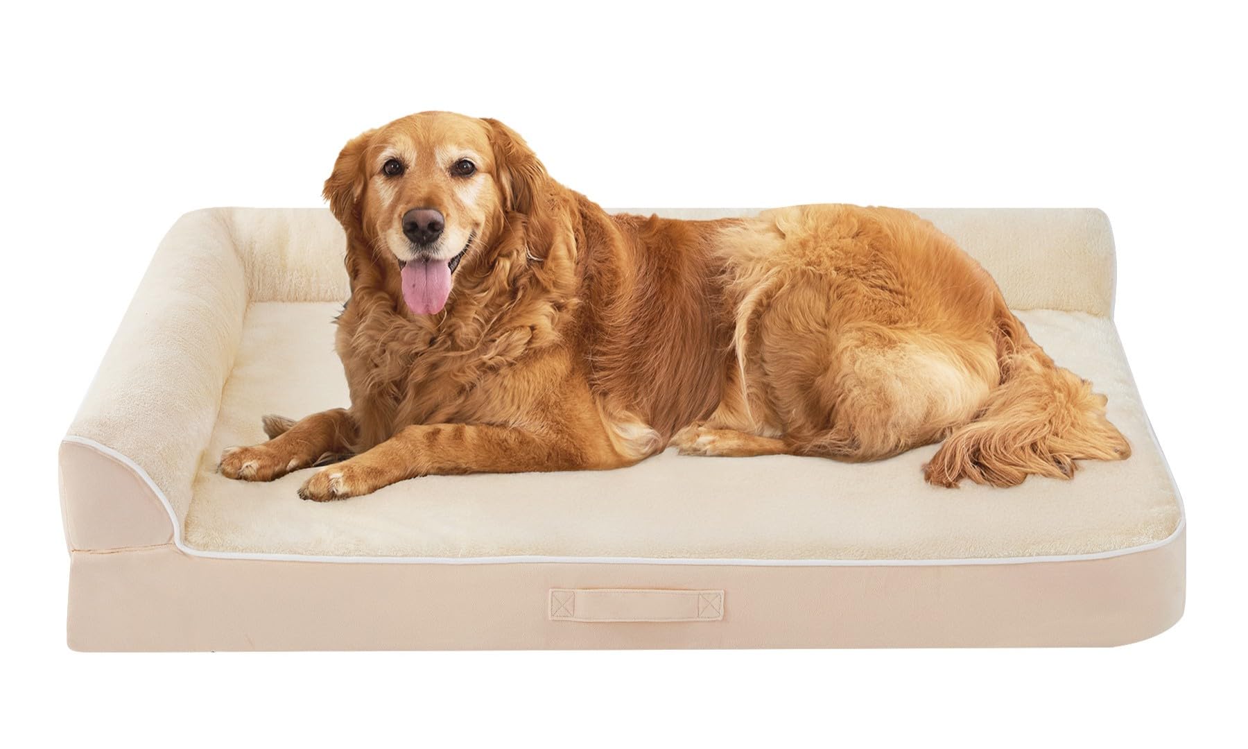 Aeroluxe cama perro grande: asa portátil para moverla fácilmente