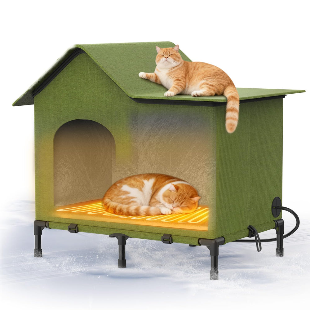AFEIOFT casa-gato-exterior-caliente refugio cálido para exteriores.