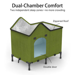 AFEIOFT diseño-elevado-impermeable protege contra humedad y lluvia.