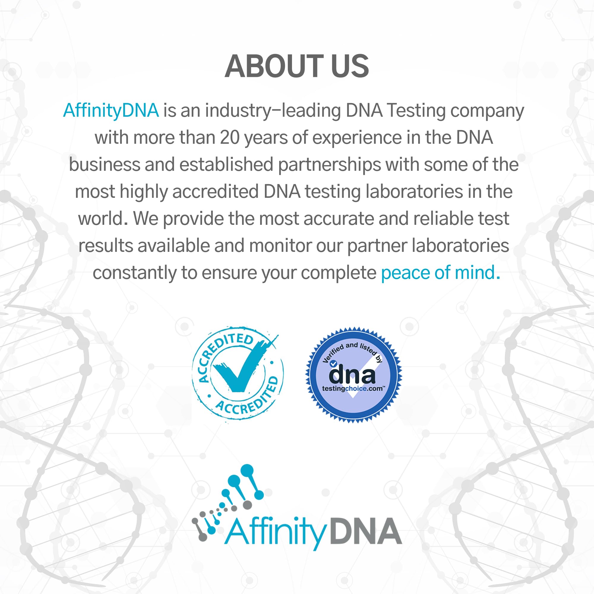 Envío seguro y devolución cubiertos por AffinityDNA.