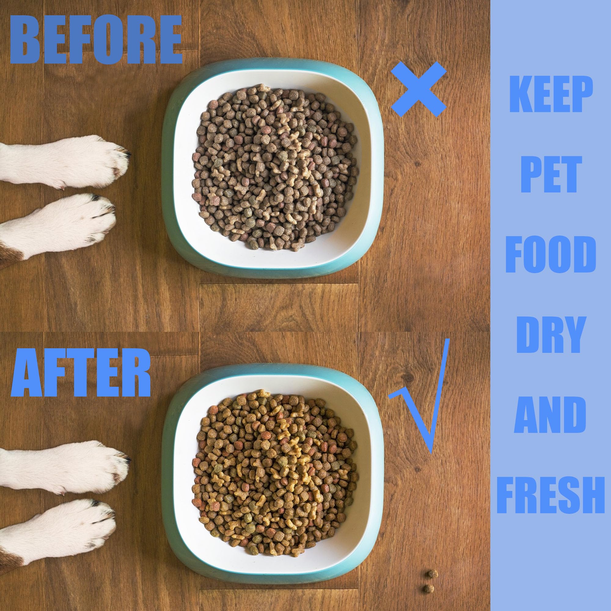 AFJWUZ paquetes desecantes para comederos automáticos de mascotas
