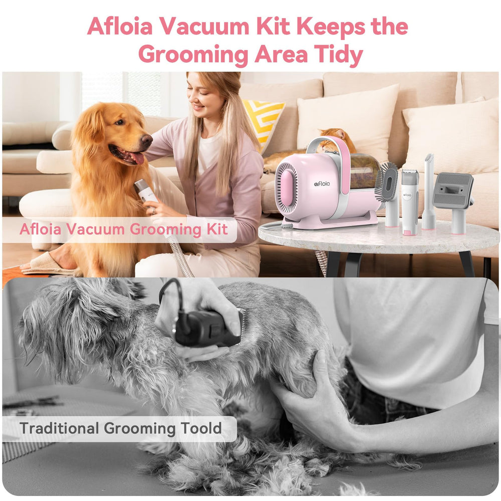 Afloia accesorios organizados en bolsa: almacenamiento ordenado para grooming