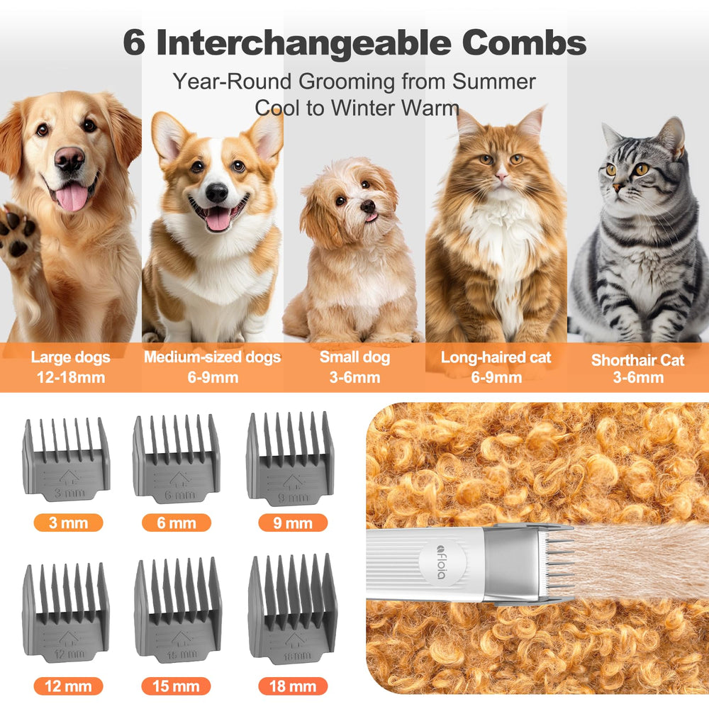 Manguera extensible Afloia 6 en 1 para grooming flexible