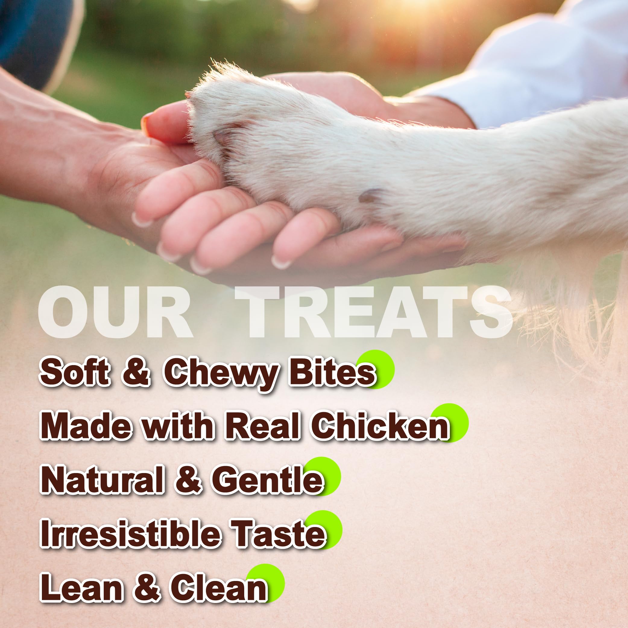 Afreschi sin granos, snacks ligeros para digestión sensible de perros.