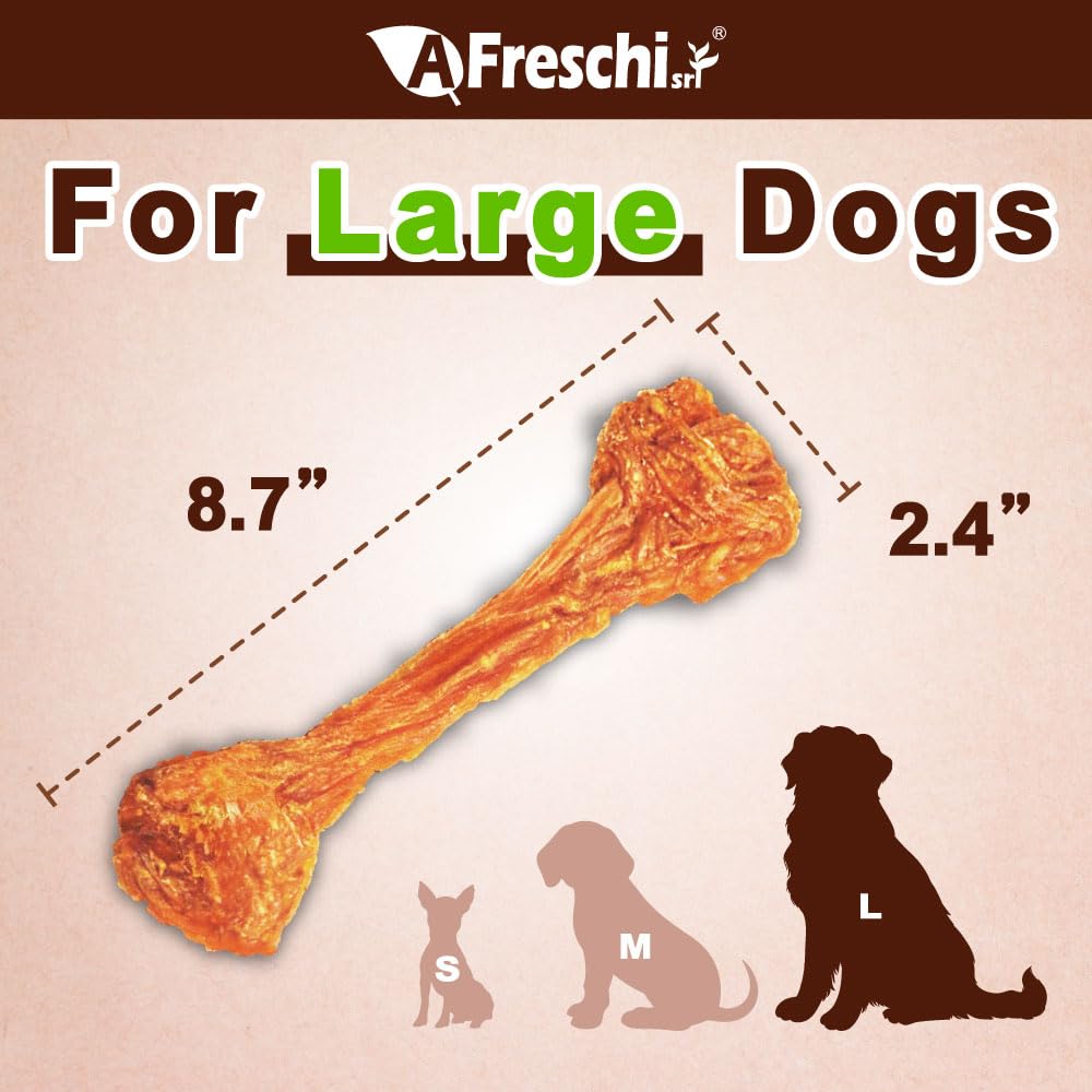 A Freschi srl tendones de pavo masticables largos para perros que disfrutan recompensas duraderas.