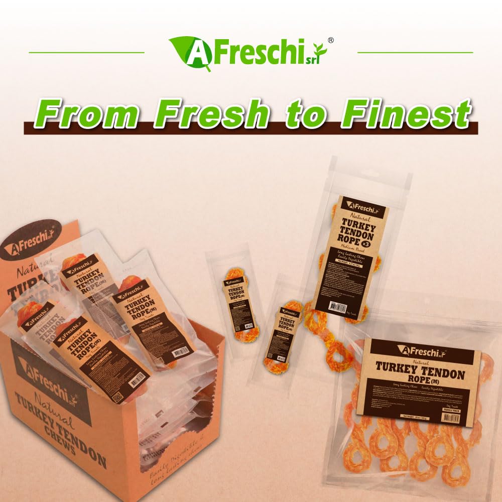 A Freschi srl tendones de pavo, cuidado dental natural al morder