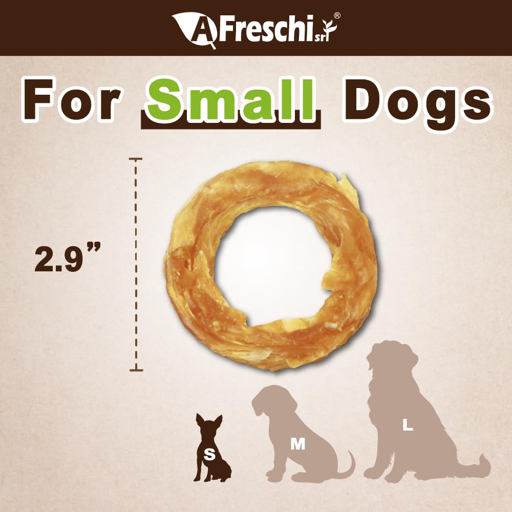 A Freschi tendones de pavo: textura masticable, ideal para masticadores moderados.