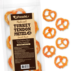 A Freschi srl tendones de pavo para perros, fuente de proteína natural.